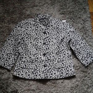 Black anda White Jacket LIZ CLAIBORNE  Zise L